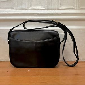 Vintage Mark Cross Crossbody w/ Hardware Detail, Black
